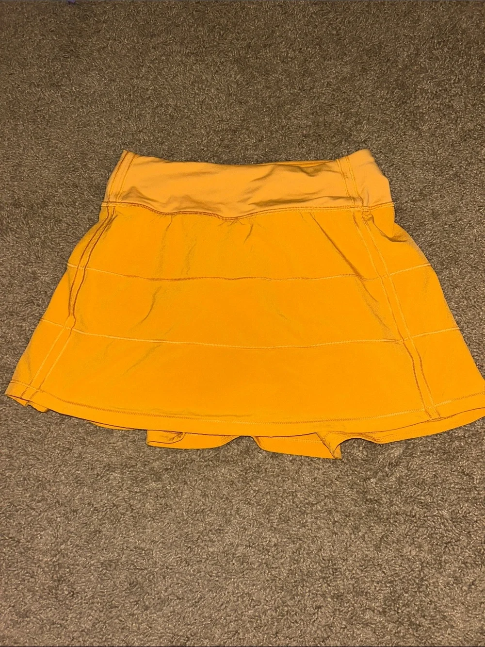 lululemon athletica Vibrant orange skirt